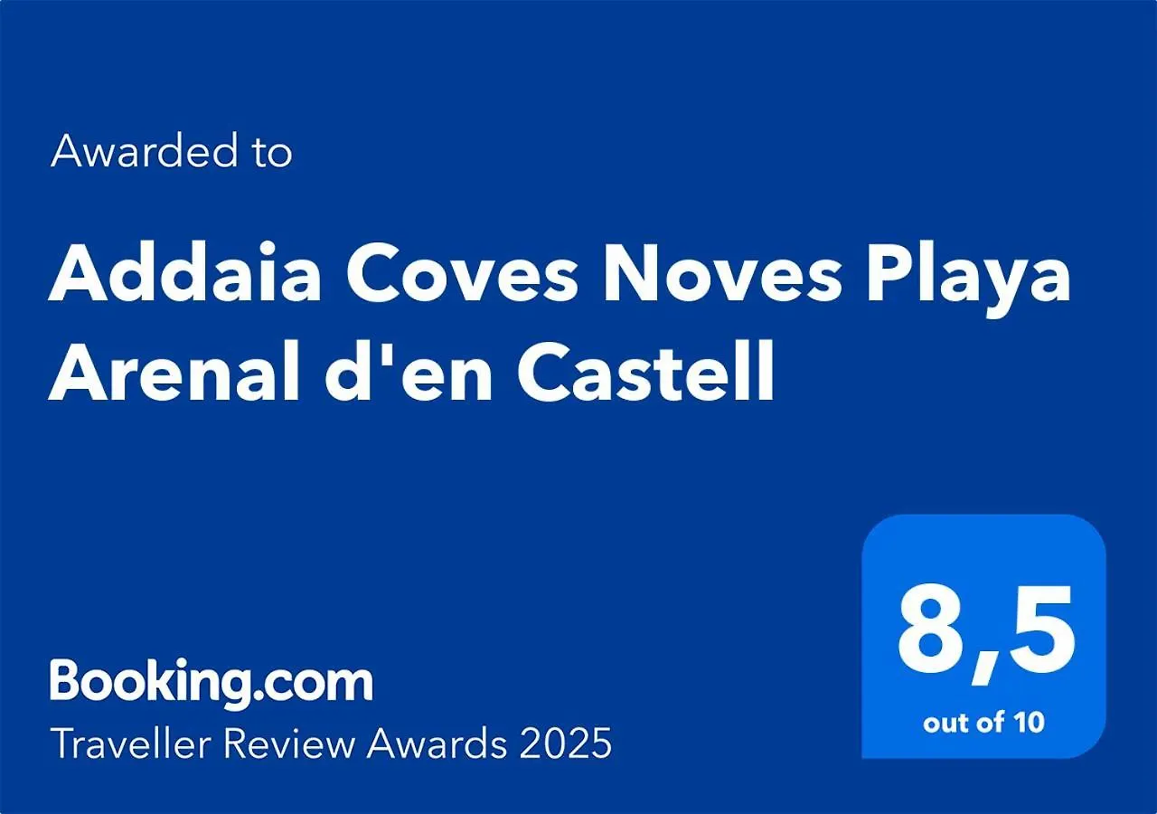 Addaia Coves Noves Playa Arenal D'En Castell Apartman Es Mercadal